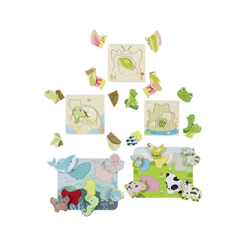 Toylino houten dierenpuzzel voor € 2,99 bij Aldi